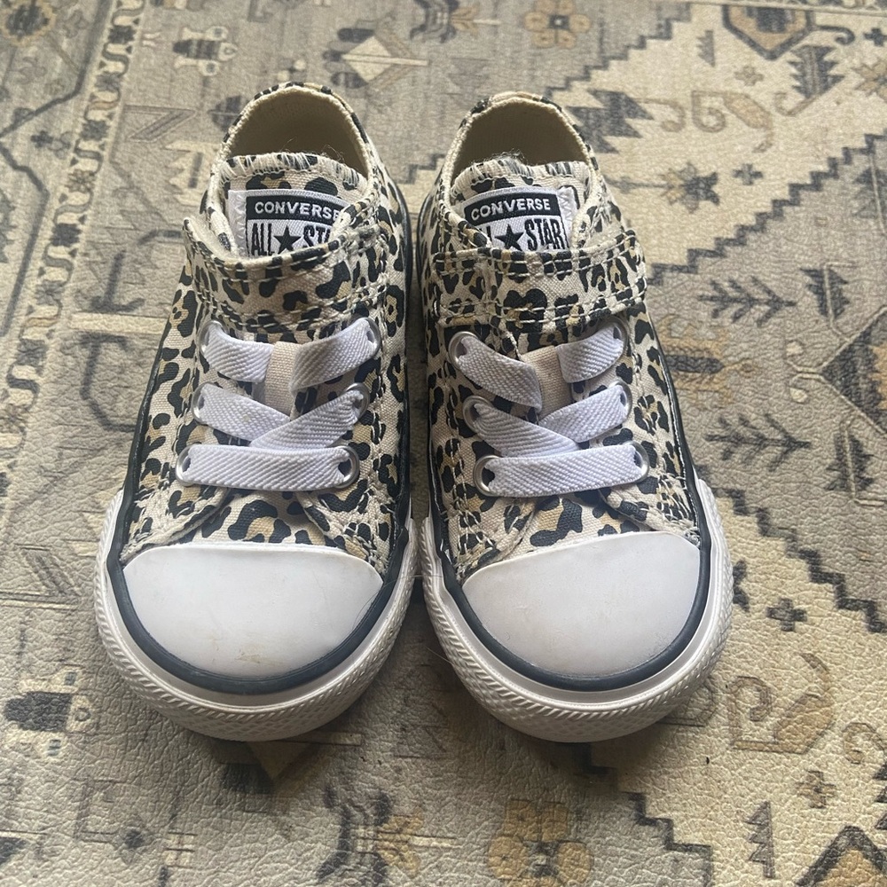 Toddler Converse Leopard Print Sneakers